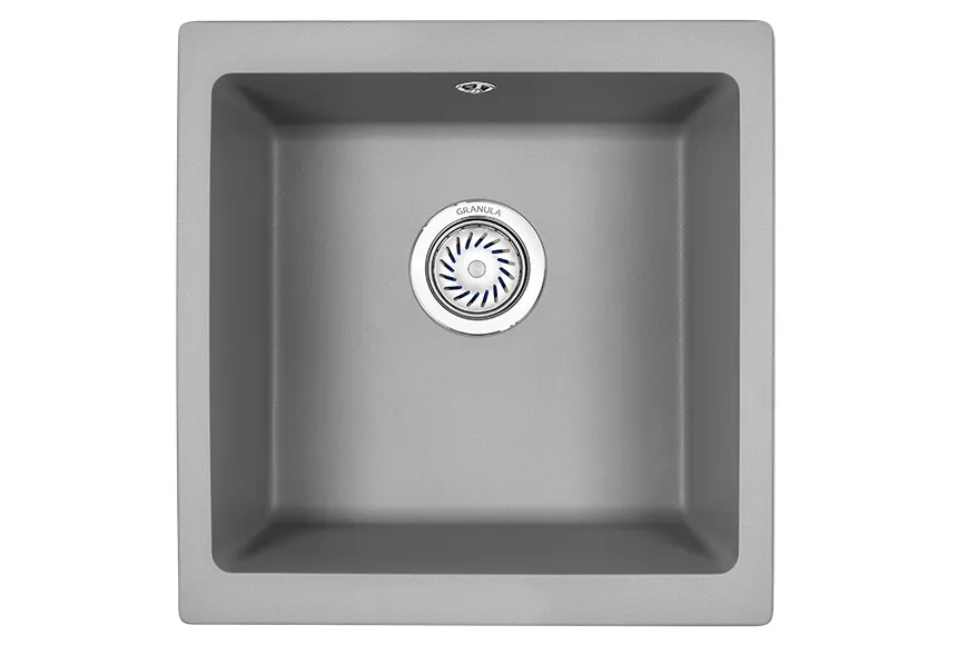 4451, АЛЮМИНИУМ, кухонная мойка, кварц GRANULA 4451-ST98 - Вид №1