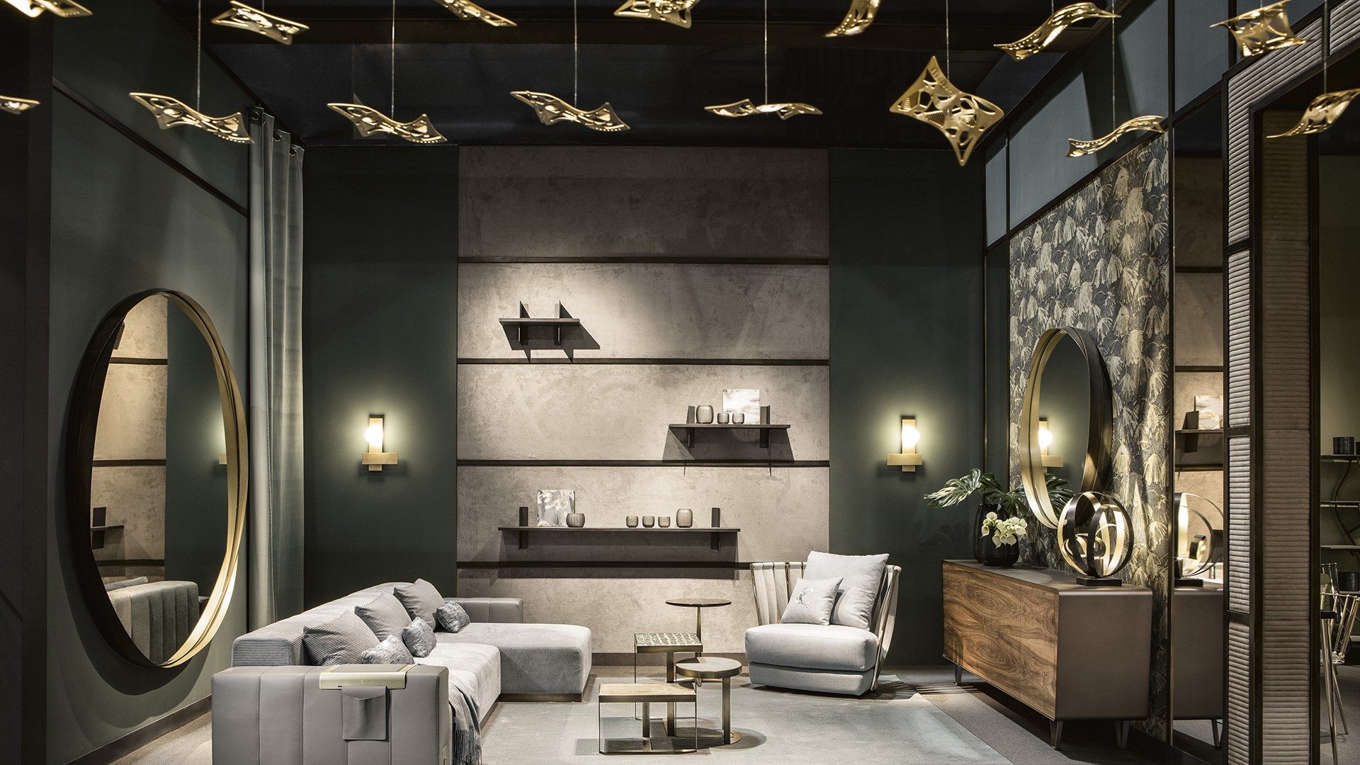 Настенное круглое зеркало с рамкой Cantori Роден ARCH-00084352 - Вид №3