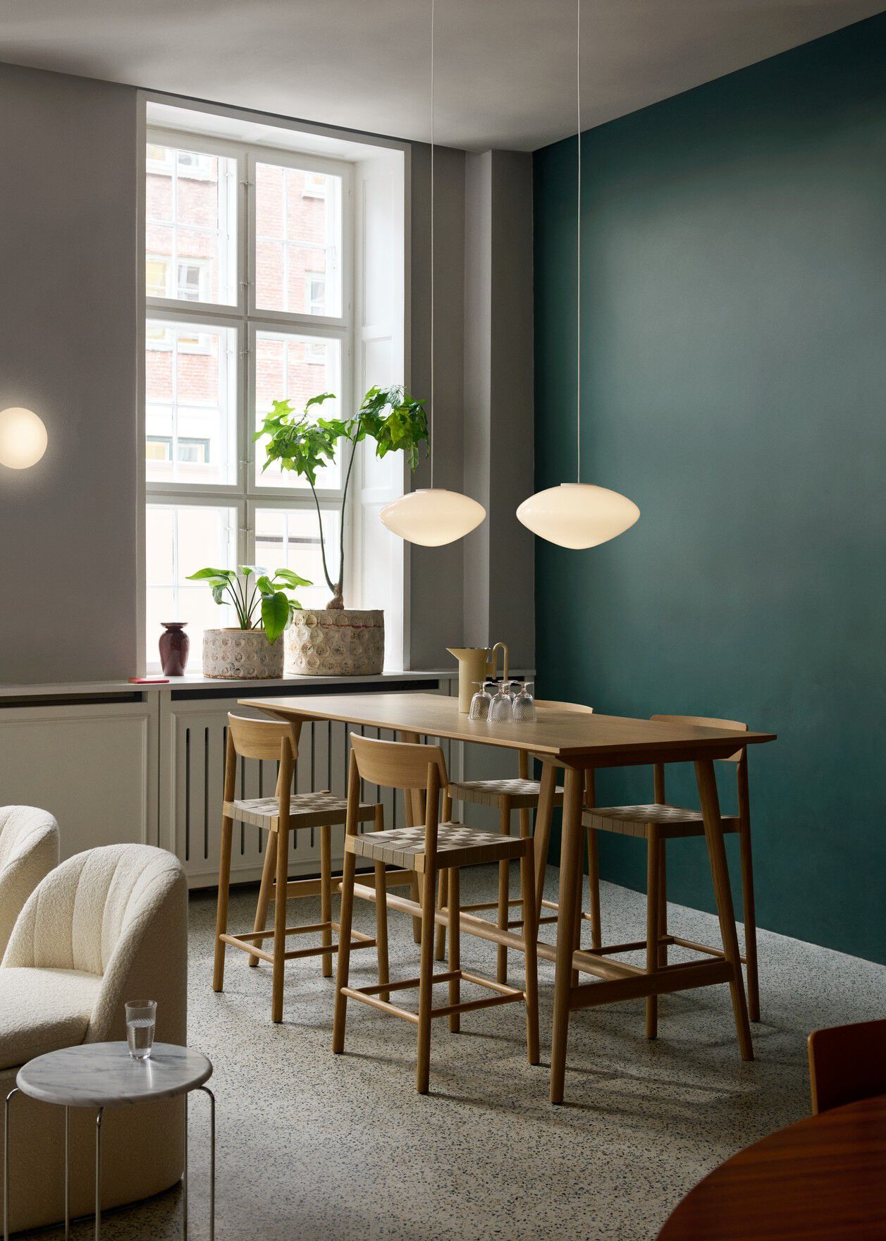 Твердый деревянный кухонный стул с льняным сиденьем &Tradition Betty ARCH-00061502 - Вид №7