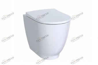 500.602.01.2 Приставной унитаз напольный Белый Keramag  Германия 