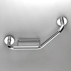 Sonia Поручень угловой для ванны STD с полочкой Grab Bars хром