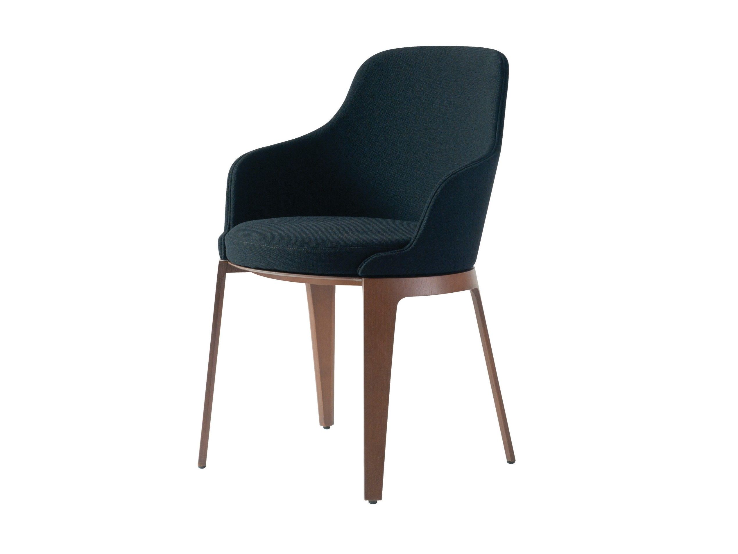 Тканевый поворотный стул с подлокотниками ROCHE BOBOIS TOURNICOTI ARCH-00134966