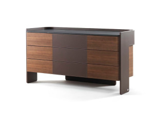 Комод из ореха Каналетто с мраморной столешницей