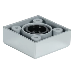 Декоративная мебельная опора TECH-KREP круглая 55 мм с крепежной пластиной 89404155