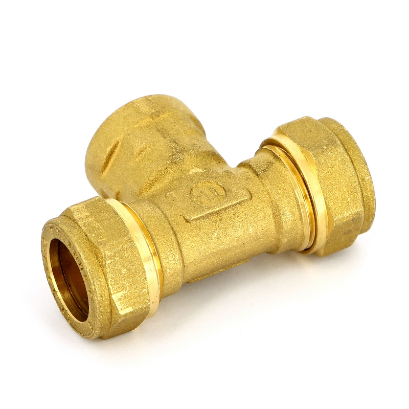 Тройник обжим-В TIEMME 18х1/2"х18 1100071 - Вид №2