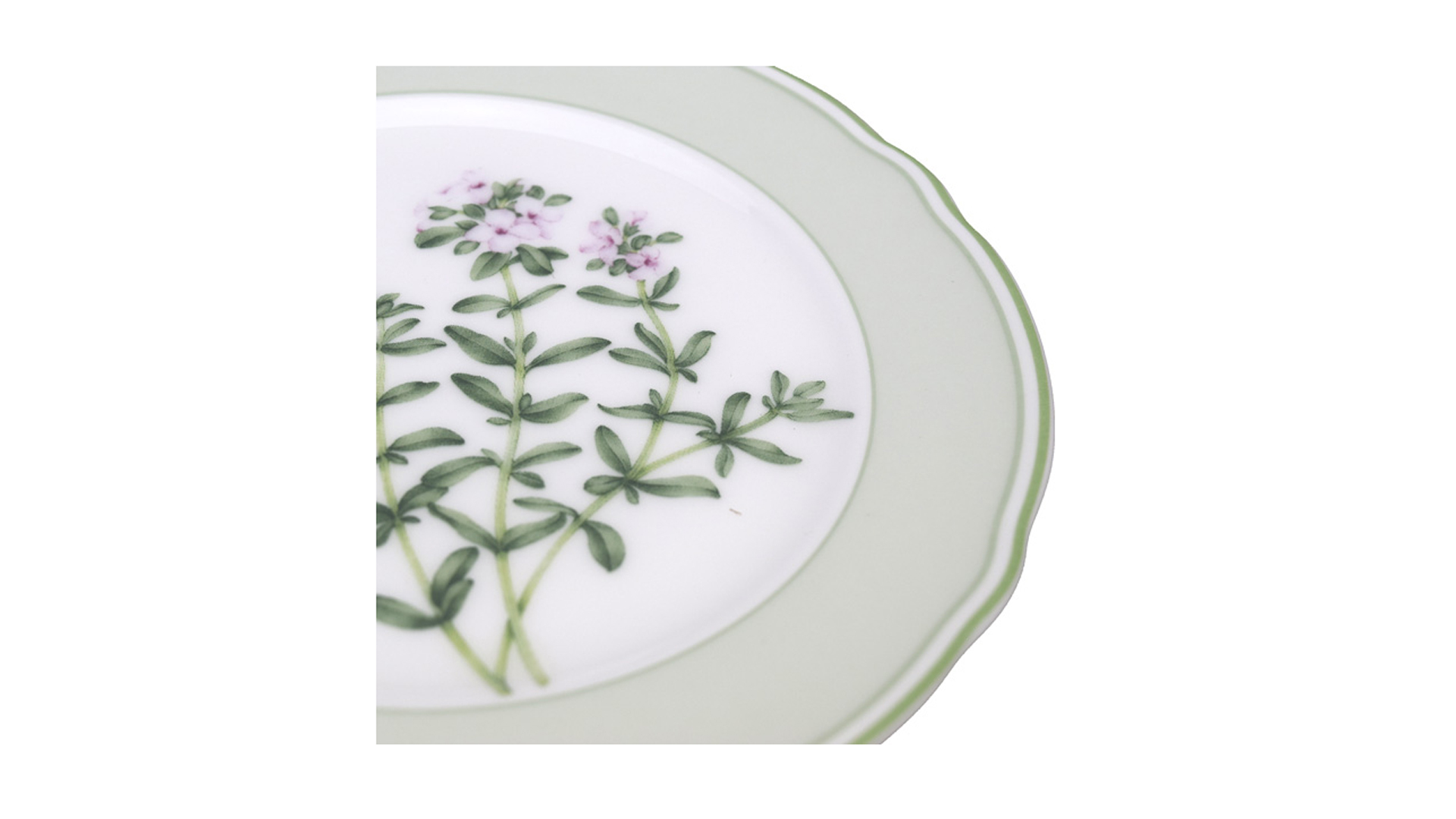 10613844 Noritake Тарелка десертная Noritake "Английские травы" 17см Фарфор костяной  - Вид №2