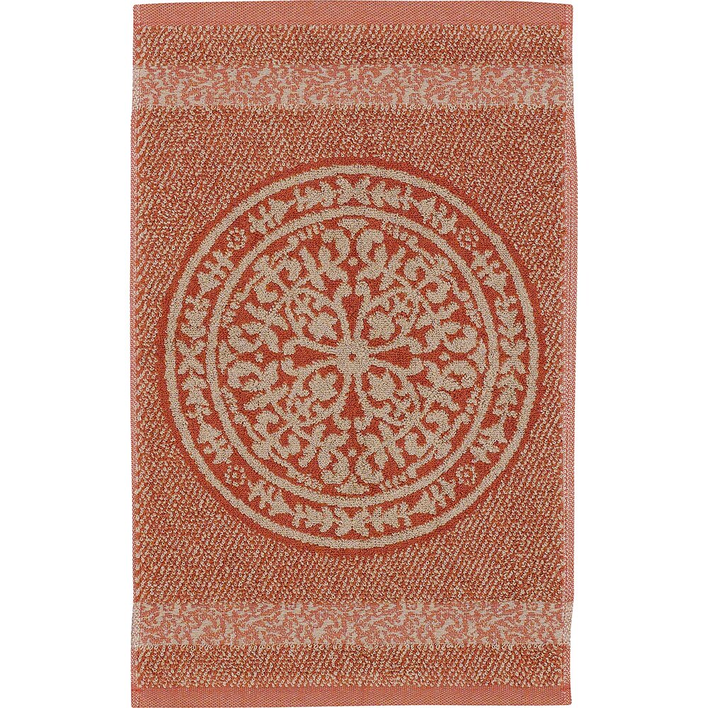 LEI_443_35_50 Полотенце 30/50 красный, 80%хлопок 20%лен махра LEITNER Santreyd 