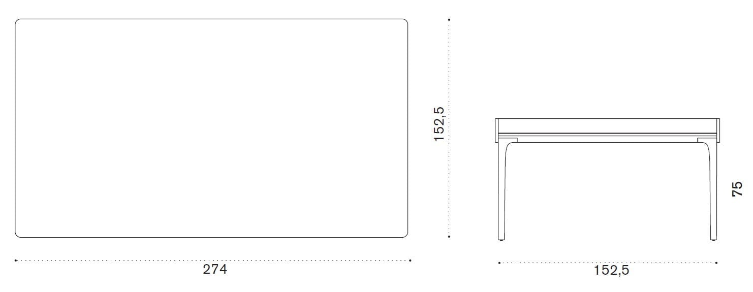 Прямоугольный стол для пинг-понга Ethimo ARCH-00045578 - Вид №12