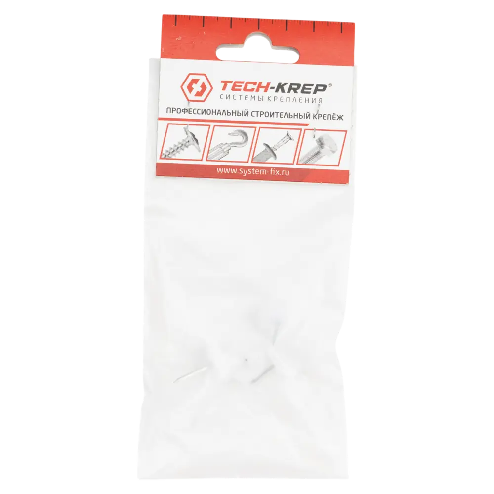 Подпятник на гвозде Tech-Krep круглый 20x14 мм пластик цвет белый 4 шт Santreyd STLM-2055370 - Вид №5