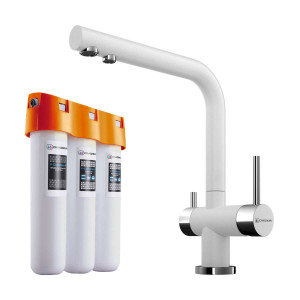 Смеситель для кухни Pure Drop lite + Nagano WH OMOIKIRI