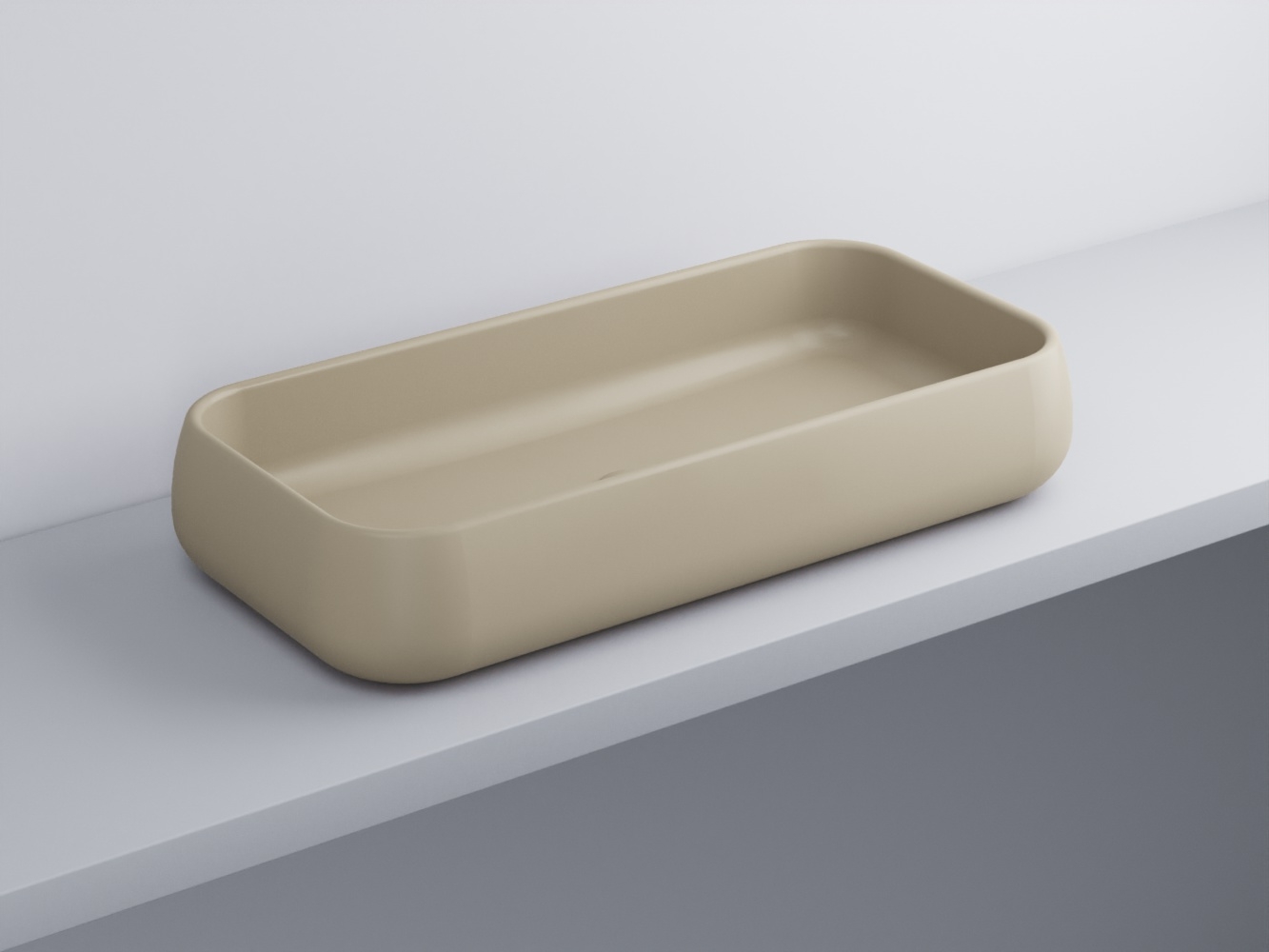 SHLAA80-AV Раковина накладная прямоугольная 80 cielo Shui Ceramica Cielo