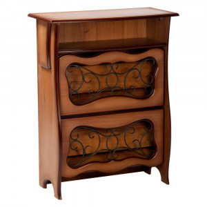 11170 Тумба для обуви с полкой Ренессанс 3 Орех BOGACHO