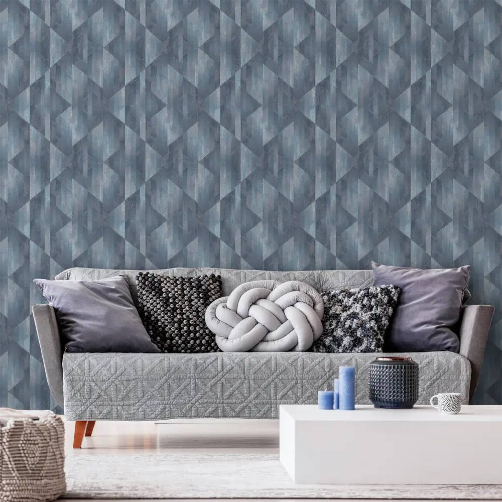 Обои флизелиновые Ateliero Atlas синие 1.06 м At283158 STLM-2091711 - Вид №2