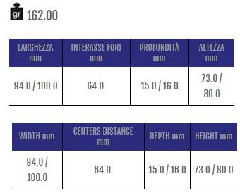 Cosma Ручка для встраиваемой мебели  12618  - Вид №1