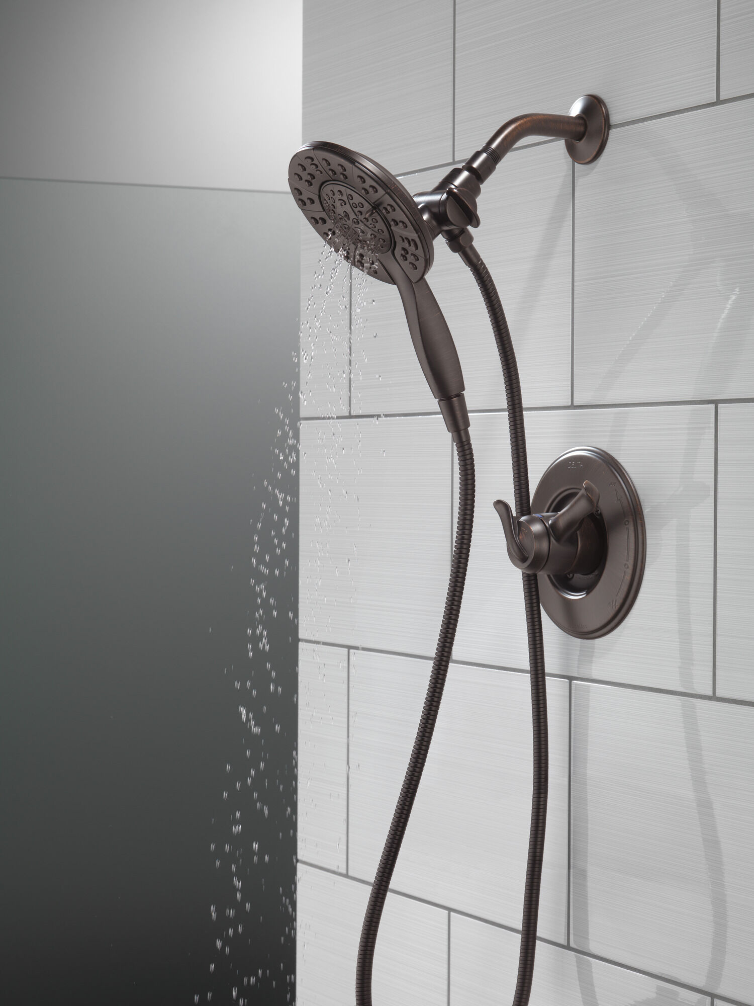 T17294-RB-I Облицовка для душа Monitor® серии 17 с In2ition® Delta Faucet Linden Венецианская бронза  - Вид №10