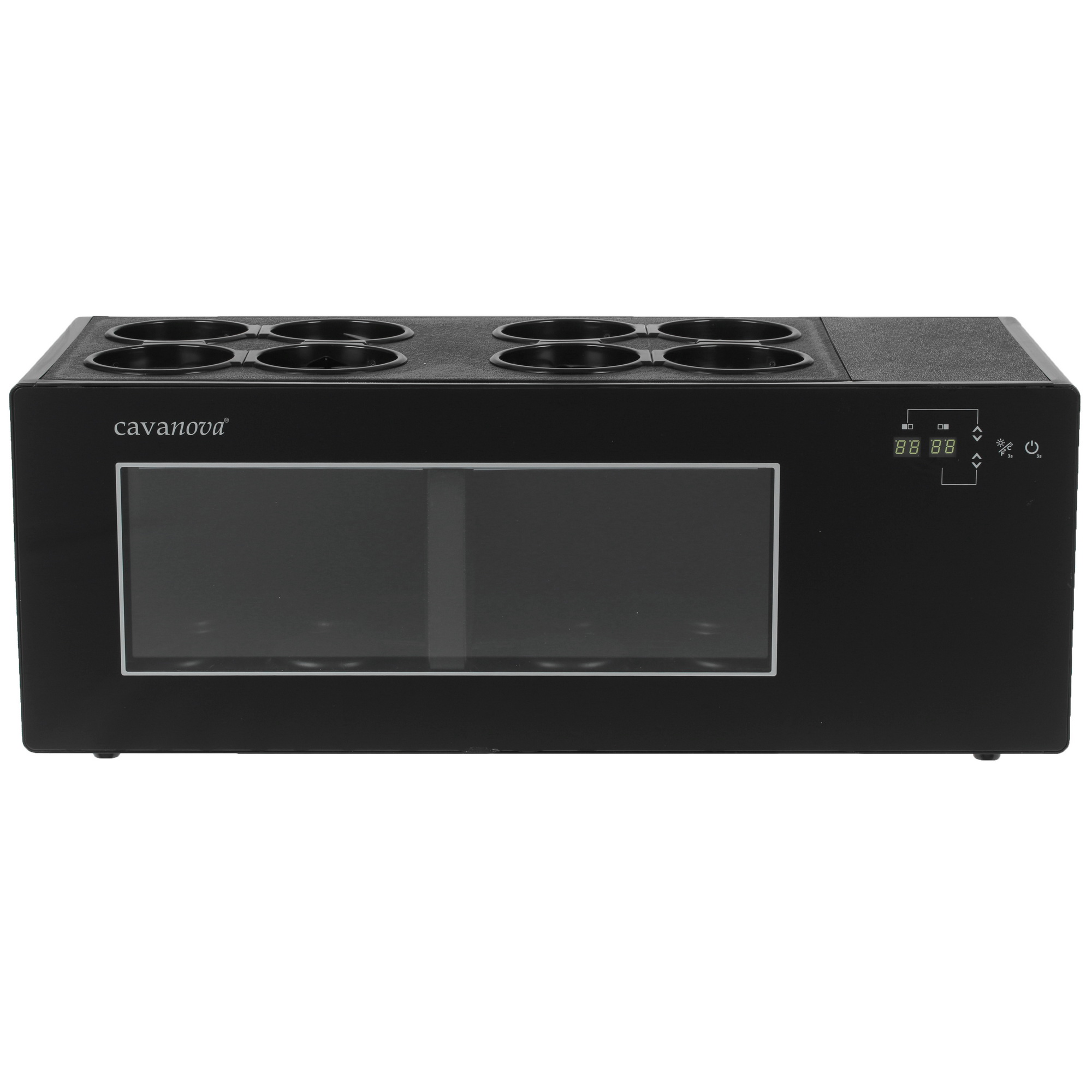 8192695 Винный шкаф Cavanova OW8CD черный STDN-0006950 - Вид №1