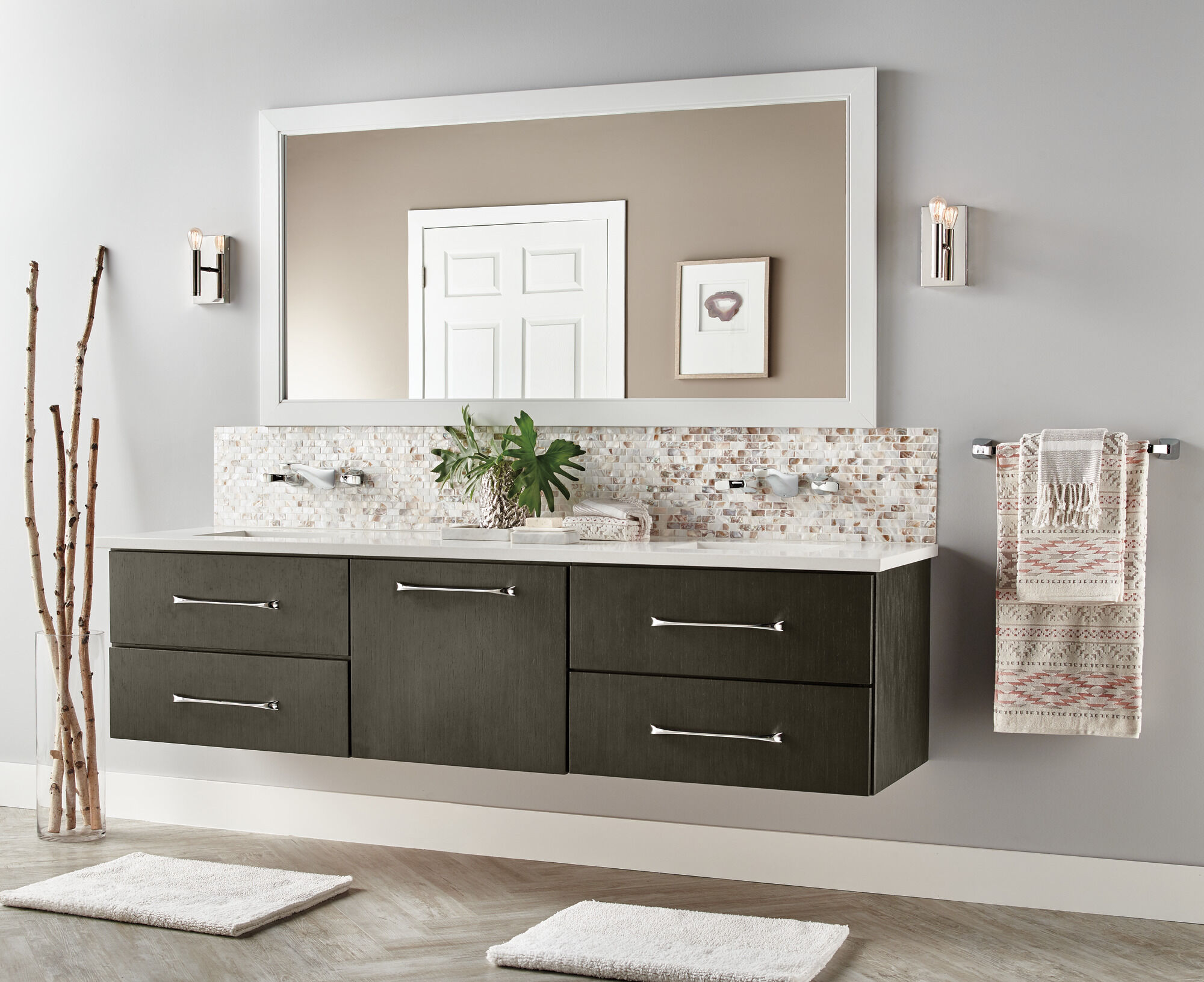 75218-SS Вешалка для полотенец 18 дюймов Delta Faucet Tesla Нержавеющая сталь - Вид №3