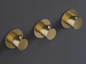 Латунный встраиваемый термостатический смеситель для душа