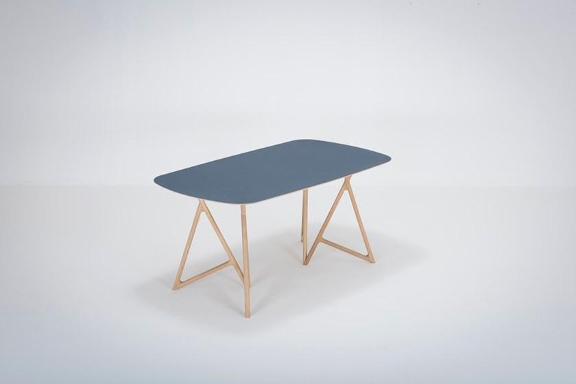 Gazzda Прямоугольный обеденный стол в линолеуме Fawn sun-id-1375887 - Вид №5