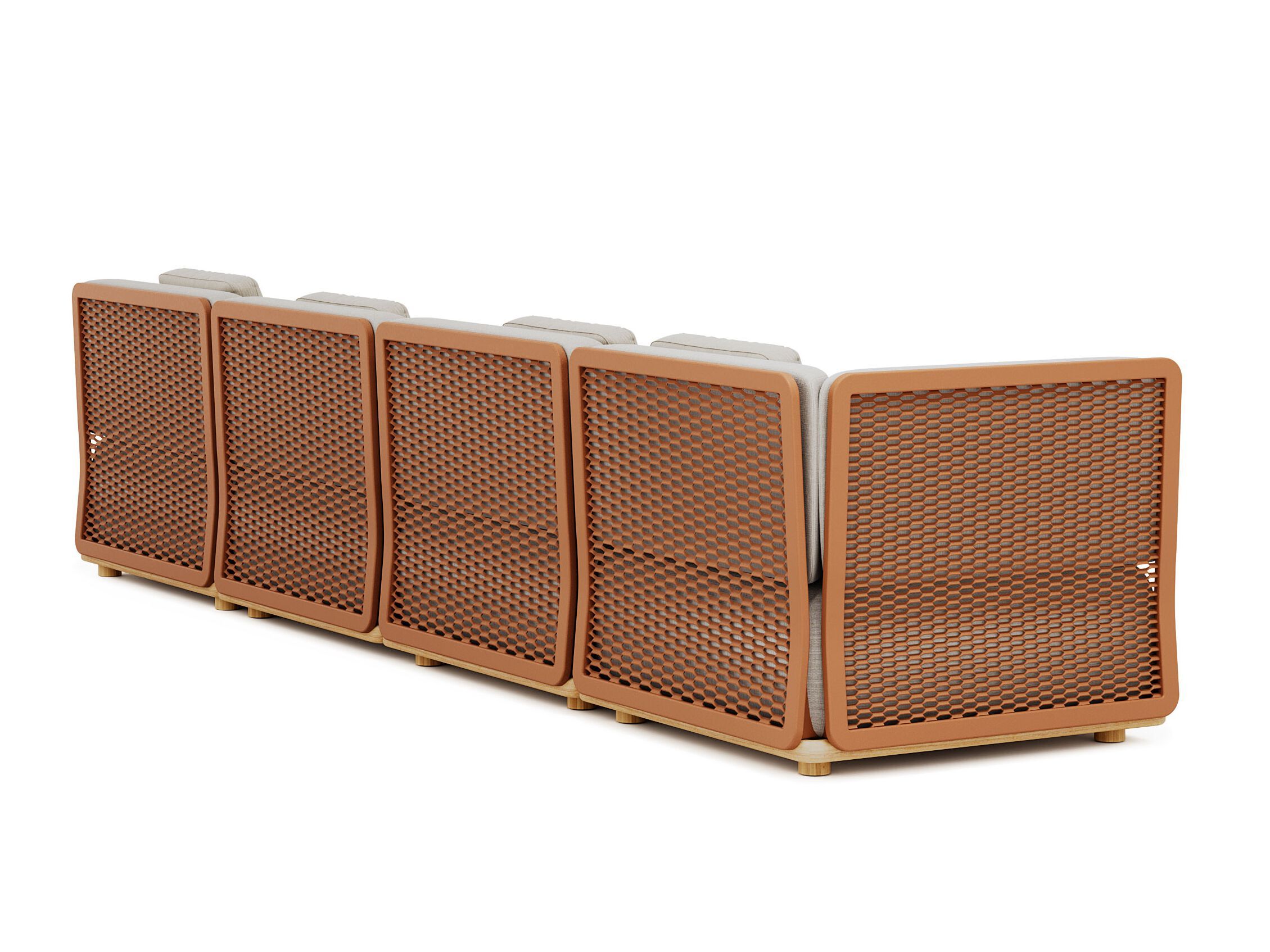 4-местный тканевый модульный садовый диван Atmosphera Switch ARCH-00023817 - Вид №13