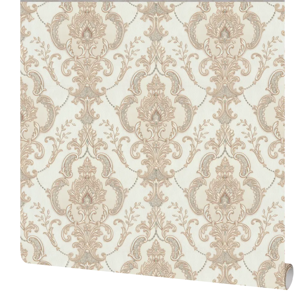 Обои флизелиновые Московская обойная фабрика Мирелла бело-золотые 1.06 м STLM-2142294
