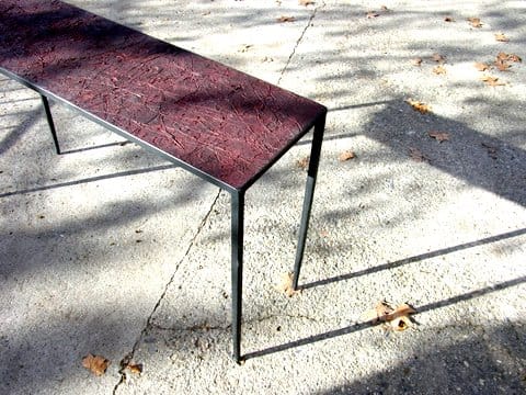 Прямоугольная железная консоль ICI ET LÀ Бетон ARCH-00003316 - Вид №2