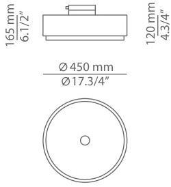 Estiluz Светодиодный потолочный светильник Iris T-2712 / t-2713 - Вид №5