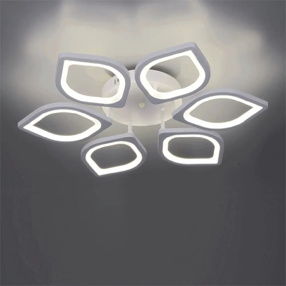 Люстра потолочная светодиодная Escada 10216/6LED 92W с пультом управления, 25 м², регулируемый белый свет, цвет белый 88294276 STLM-2181393  - Вид №1