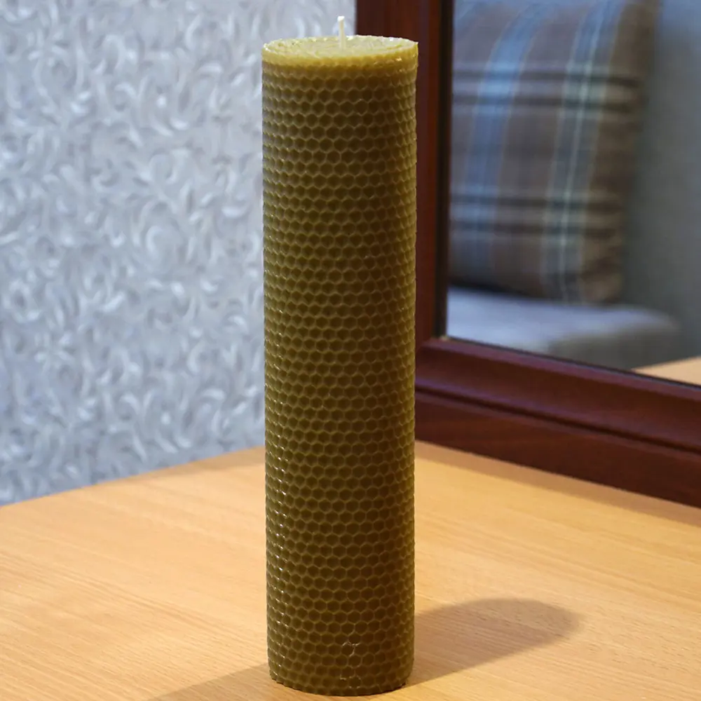 Свеча вощинная цилиндр натуральная 6x26 см EVIS STLM-2034117 - Вид №3