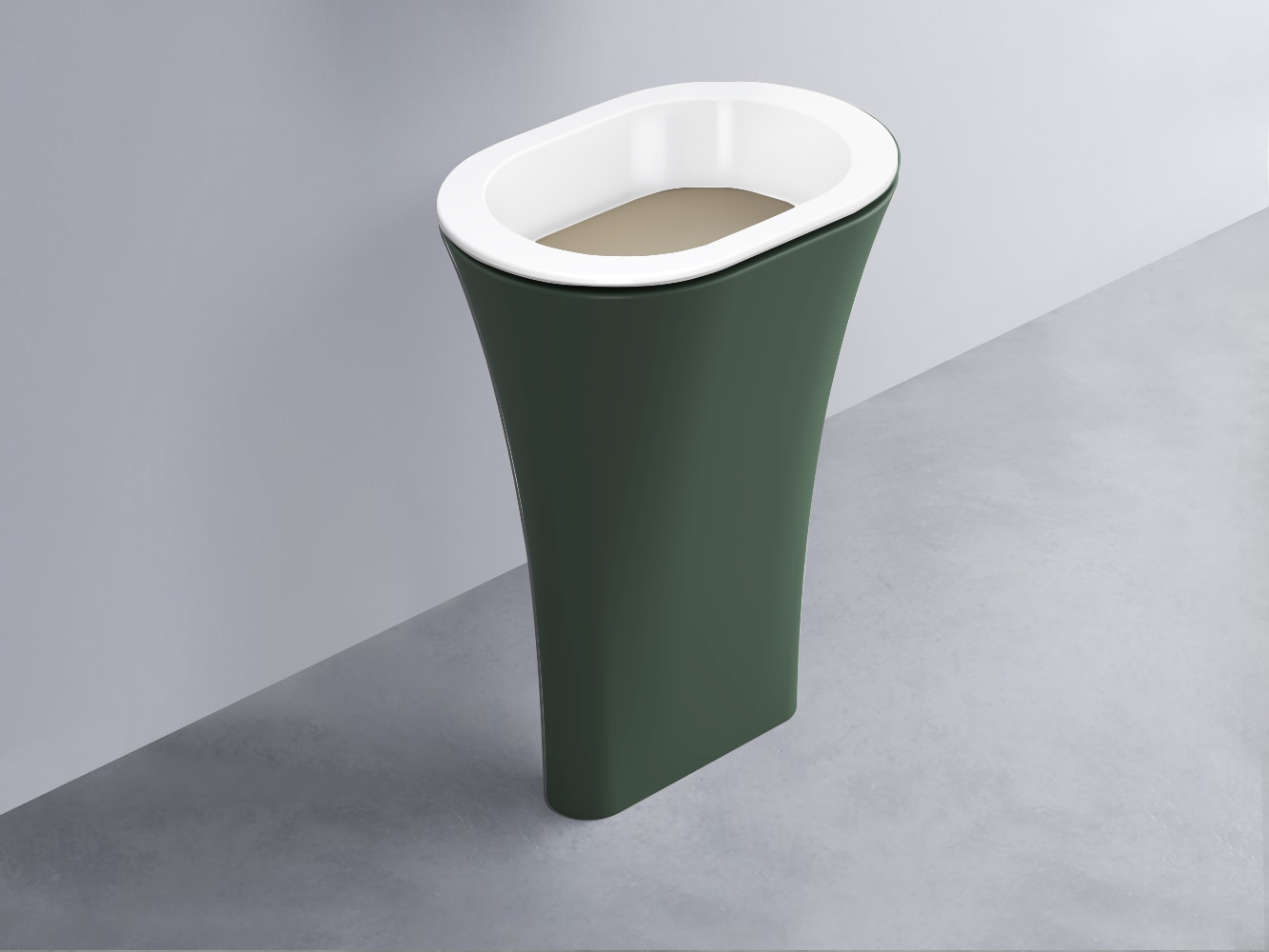 AMLA65-BL+AMPILO-AV+AMCOLO-MU Раковина Amedeo Ovale отдельностоящая cielo Enjoy + Amedeo Ceramica Cielo