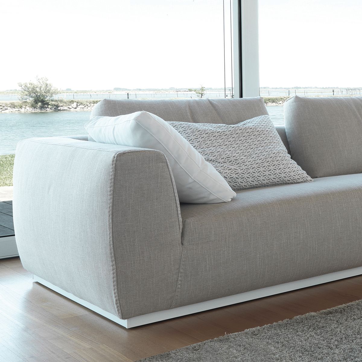 Секционный тканевый диван с полуостровом BODEMA Anyway ARCH-00066070 - Вид №13