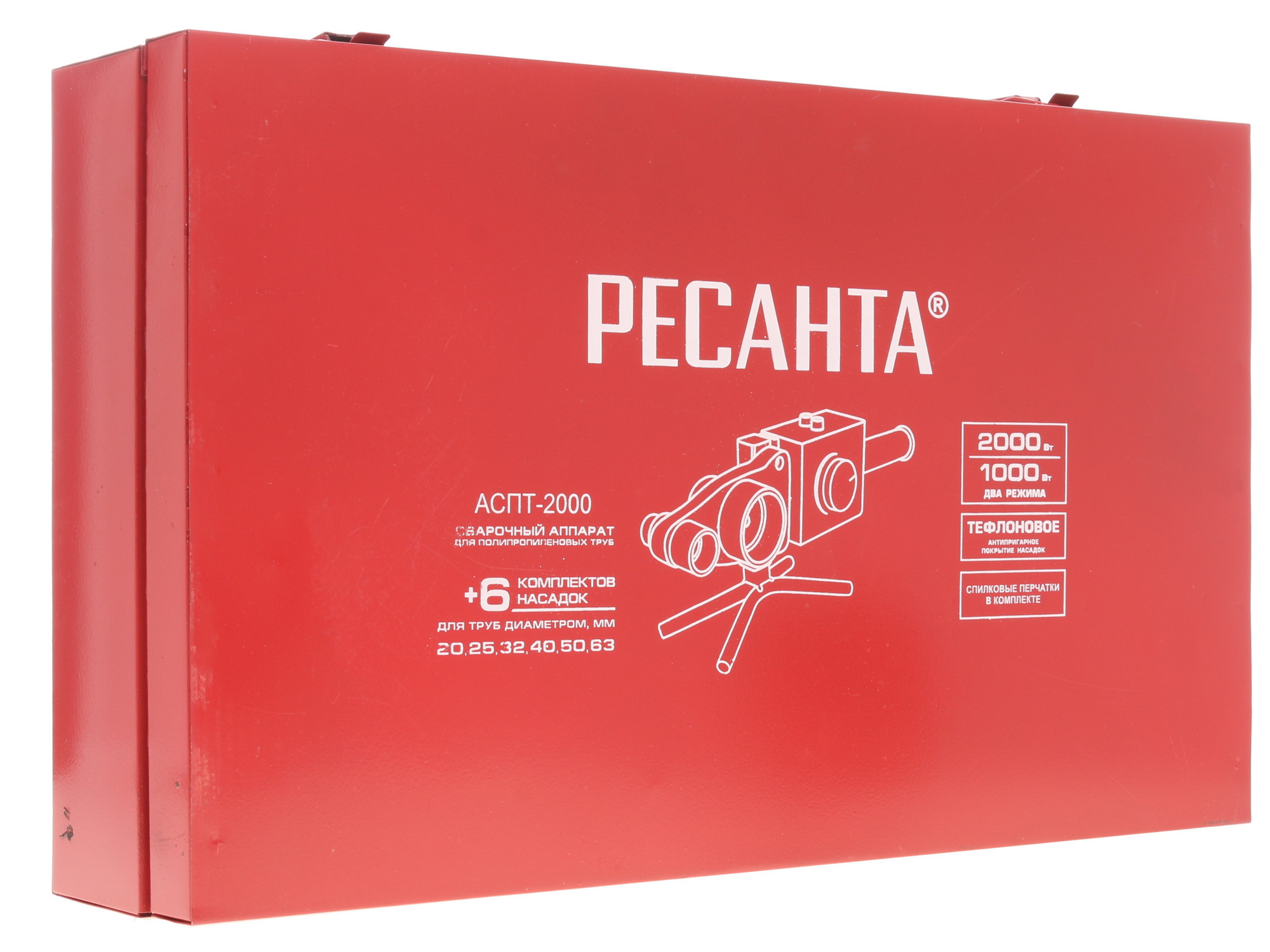 Сварочный аппарат для полипропиленовых труб Ресанта АСПТ-2000 1173163 STDN-0045292 - Вид №7