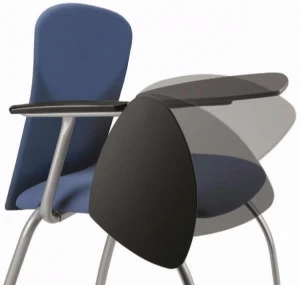 TALIN Стул для конференций из пластика с подлокотниками с клапаном Vulcan