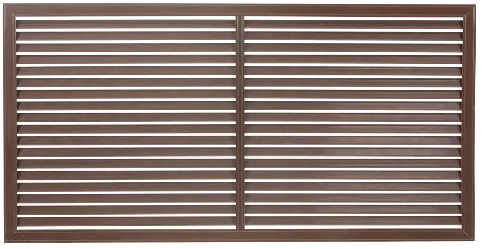 Santreyd Экран для радиатора ПВХ 120х60 см венге - стильная защита и эстетика 18688368