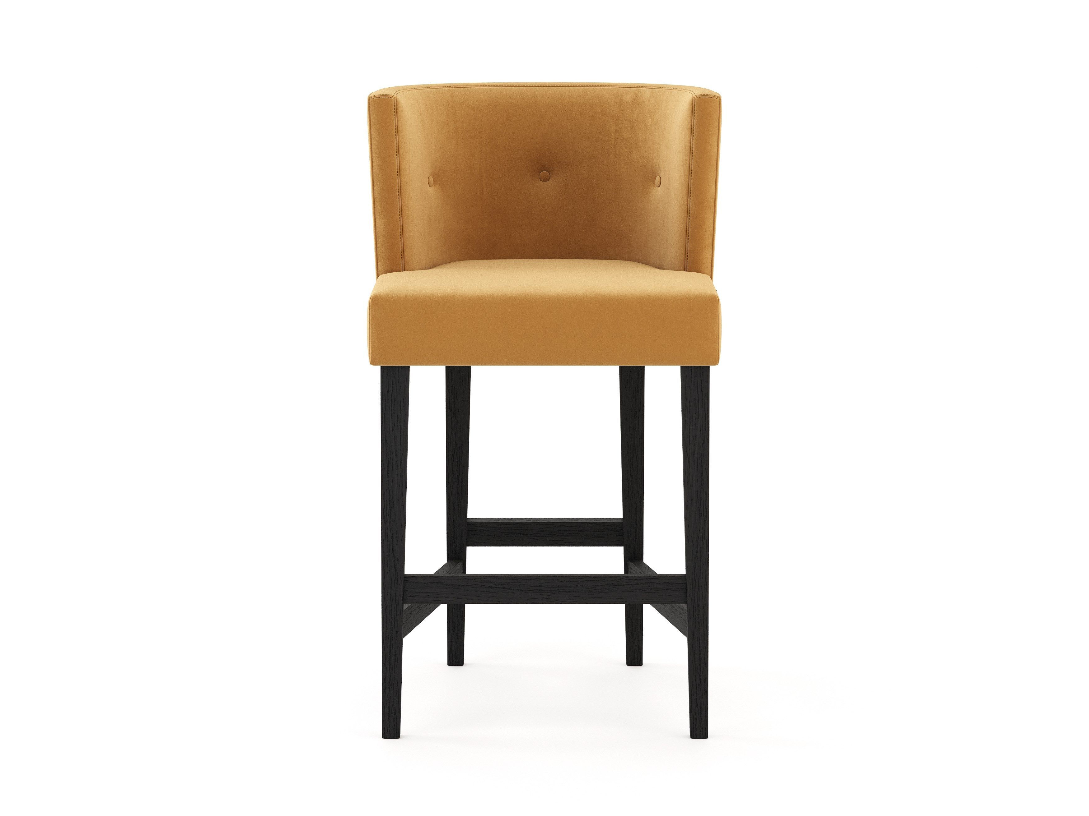 Высокий тканевый стул с подставкой для ног Stylish Club Milos ARCH-00140522 - Вид №7