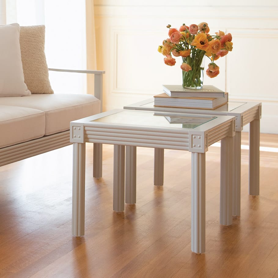 Прямоугольный стол из алюминия и стекла JANUS et Cie Quadratl ARCH-00140864 - Вид №2