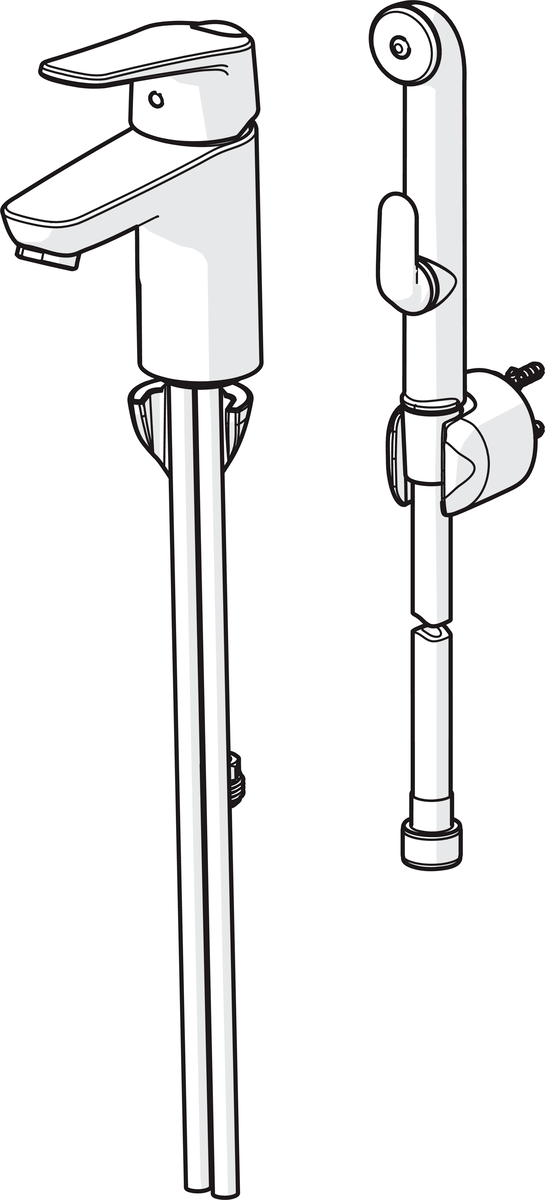 Oras 1812G Смеситель для умывальника 1812G Vega Хром  - Вид №2