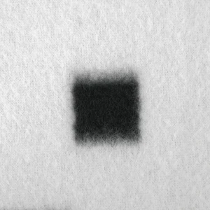 Плед «Квадрат», 130х170 см, флис, цвет белый/чёрный