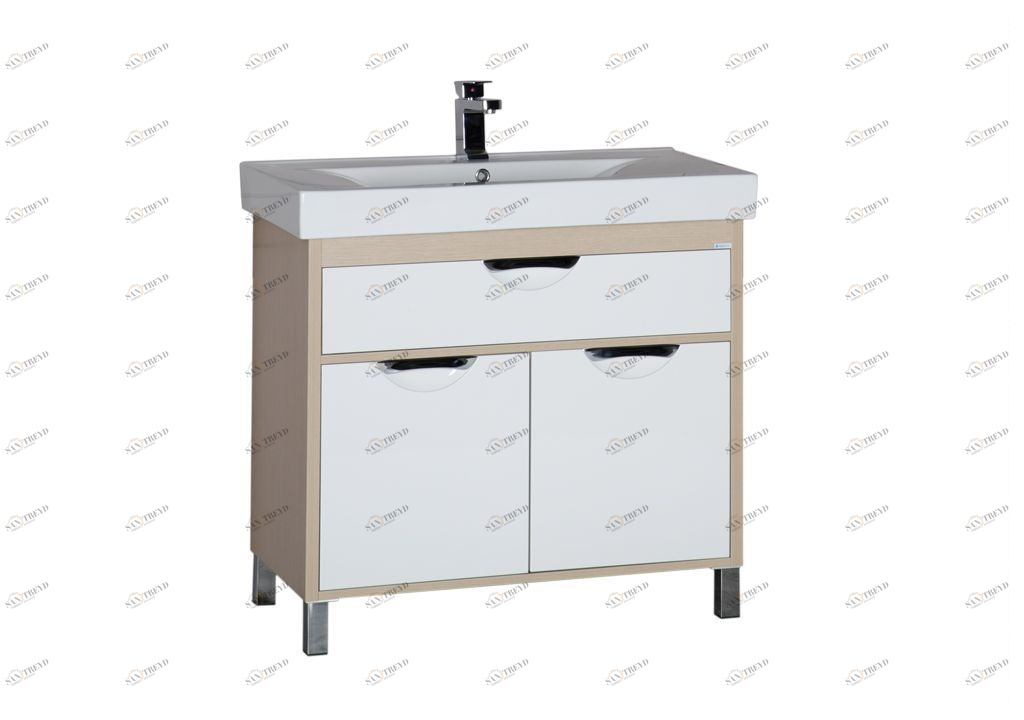 Тумба под раковину Aquanet Гретта 90 светлый дуб sun-id-276023