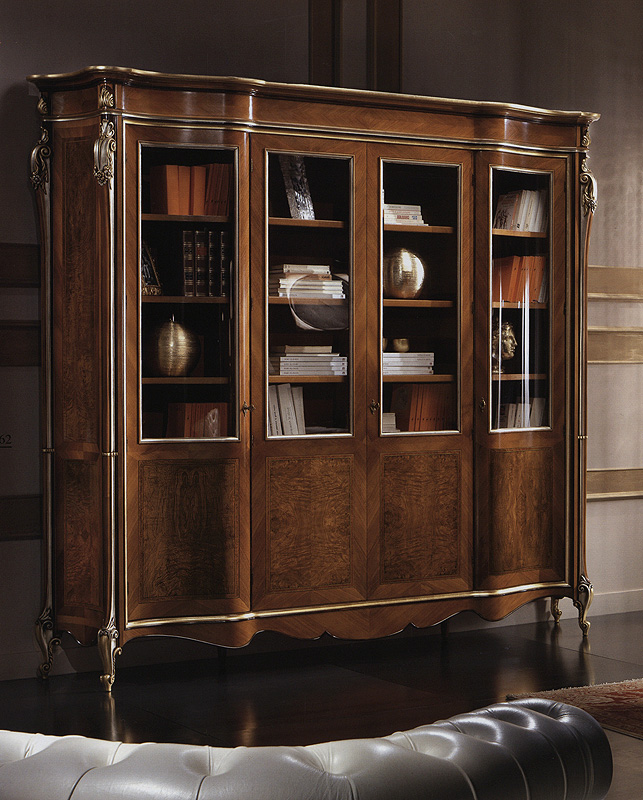 Книжный шкаф  GIULIACASA 0236F-SI SIDNEY