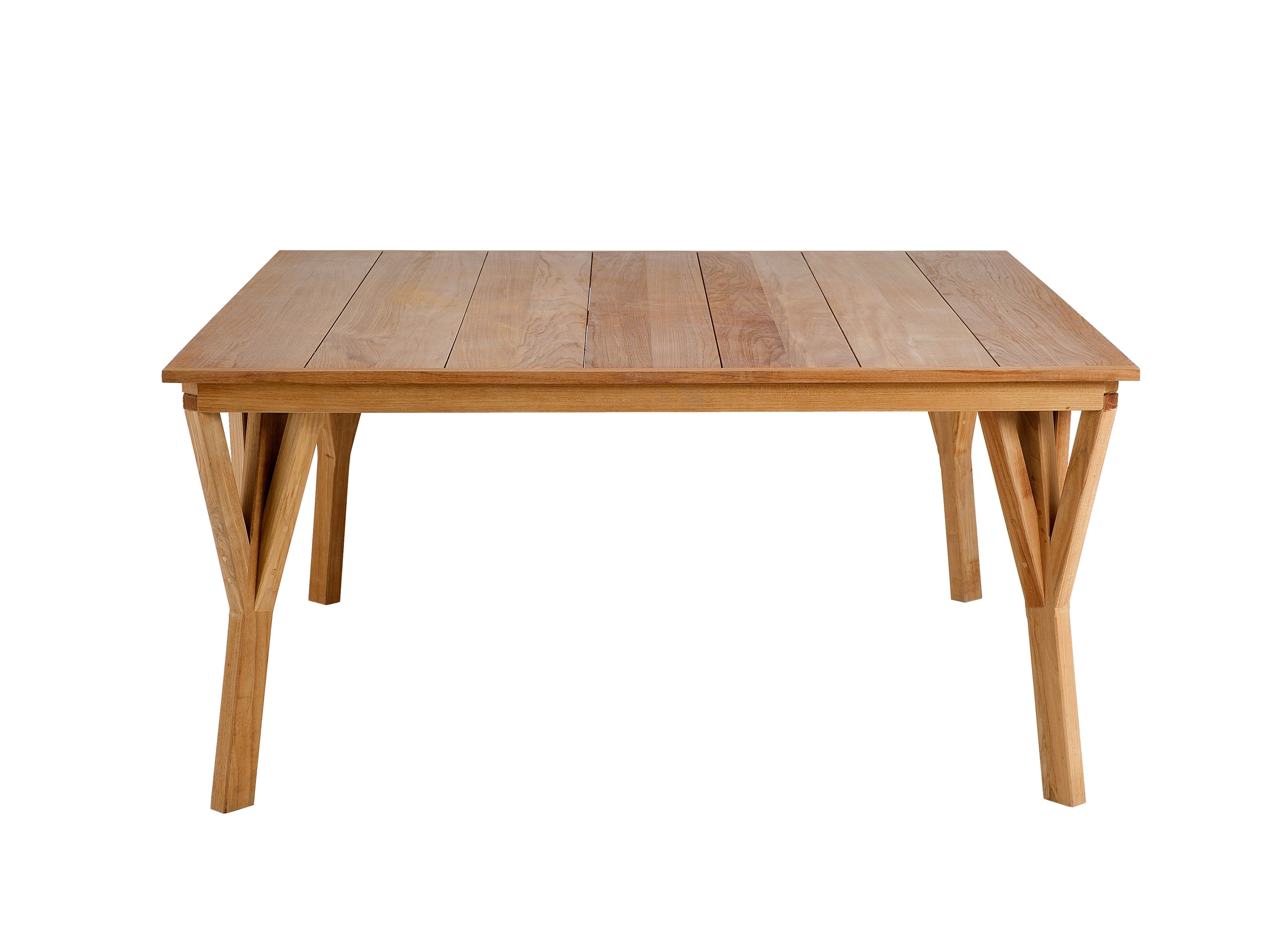 Квадратный стол из тикового дерева Unopiù Synthesis ARCH-00130483 - Вид №4