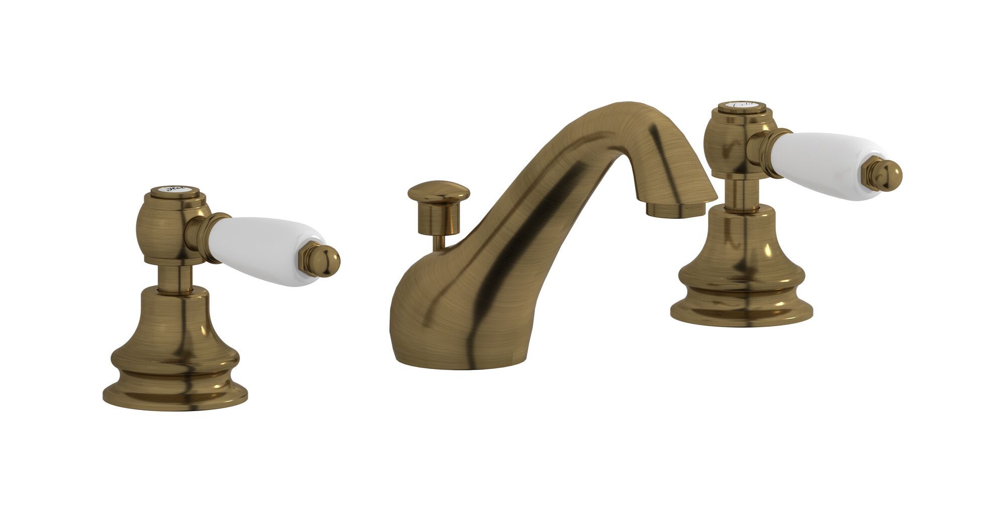 Смеситель для раковины с 3 отверстиями для пола с автоматическим сливом IB Hermes + Hermes Elle ARCH-00051933 - Вид №1