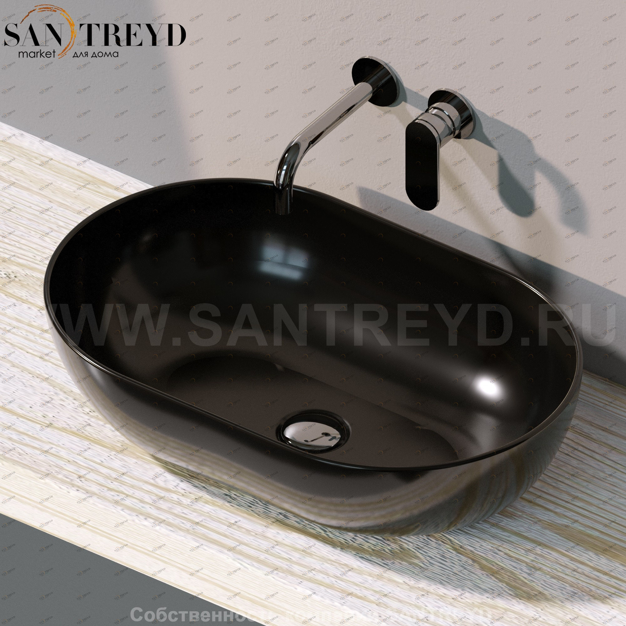 AP62A9017 Накладная раковина на столешницу  овальная Ceramica Flaminia App