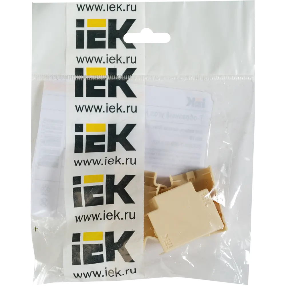 82411294 Тройник для кабель-канала IEK 20x10 мм цвет сосна 4 шт. STLM-0026931  - Вид №1