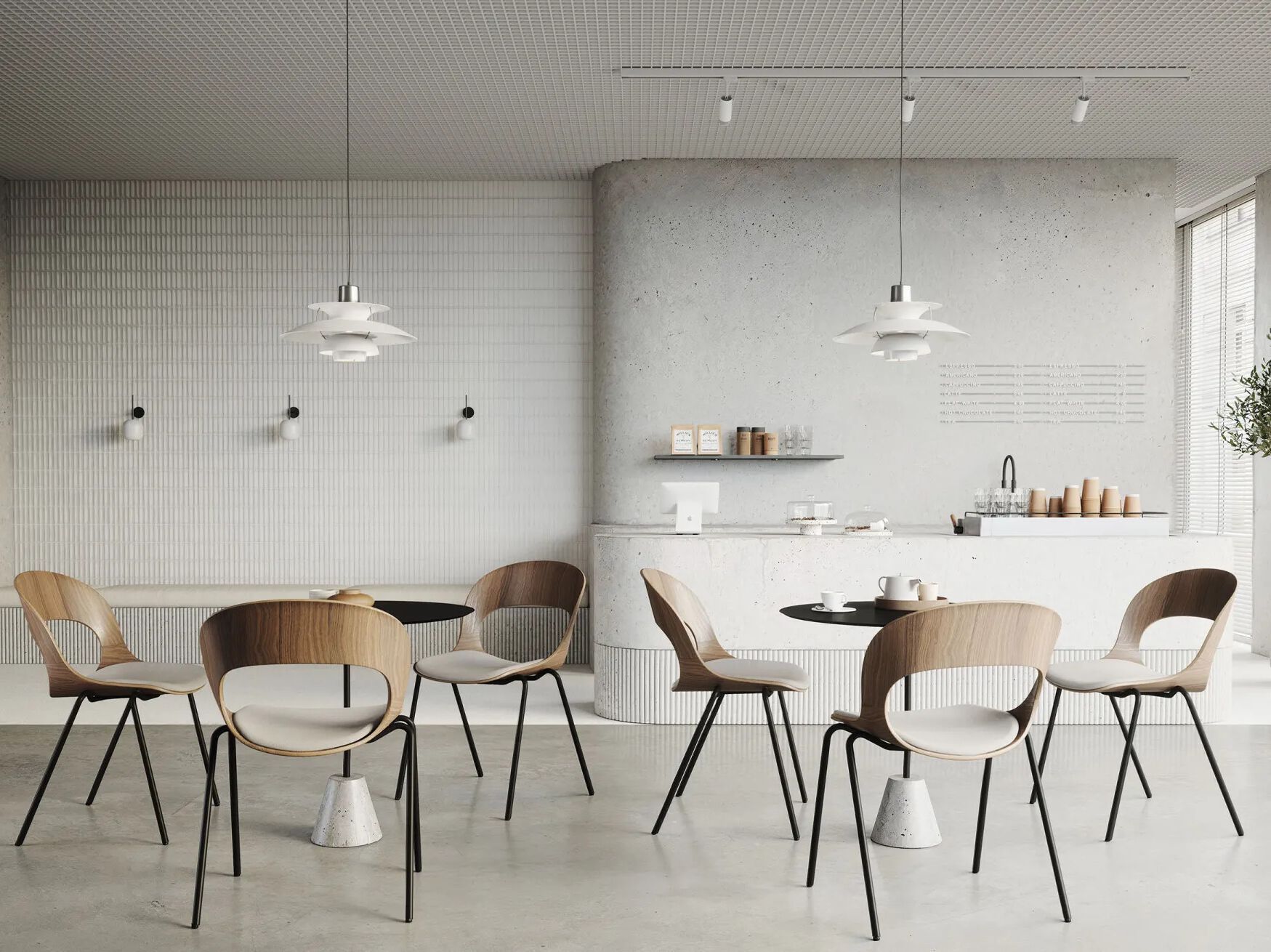 Стул для конференций с деревянной обивкой LD Seating Lotus ARCH-00020339 - Вид №2