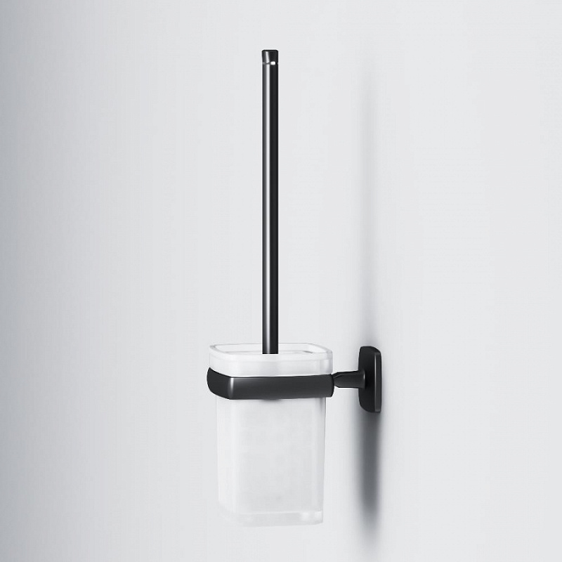 A9033422 Стойка с туалетной щеткой черная AM.PM Gem - Вид №2
