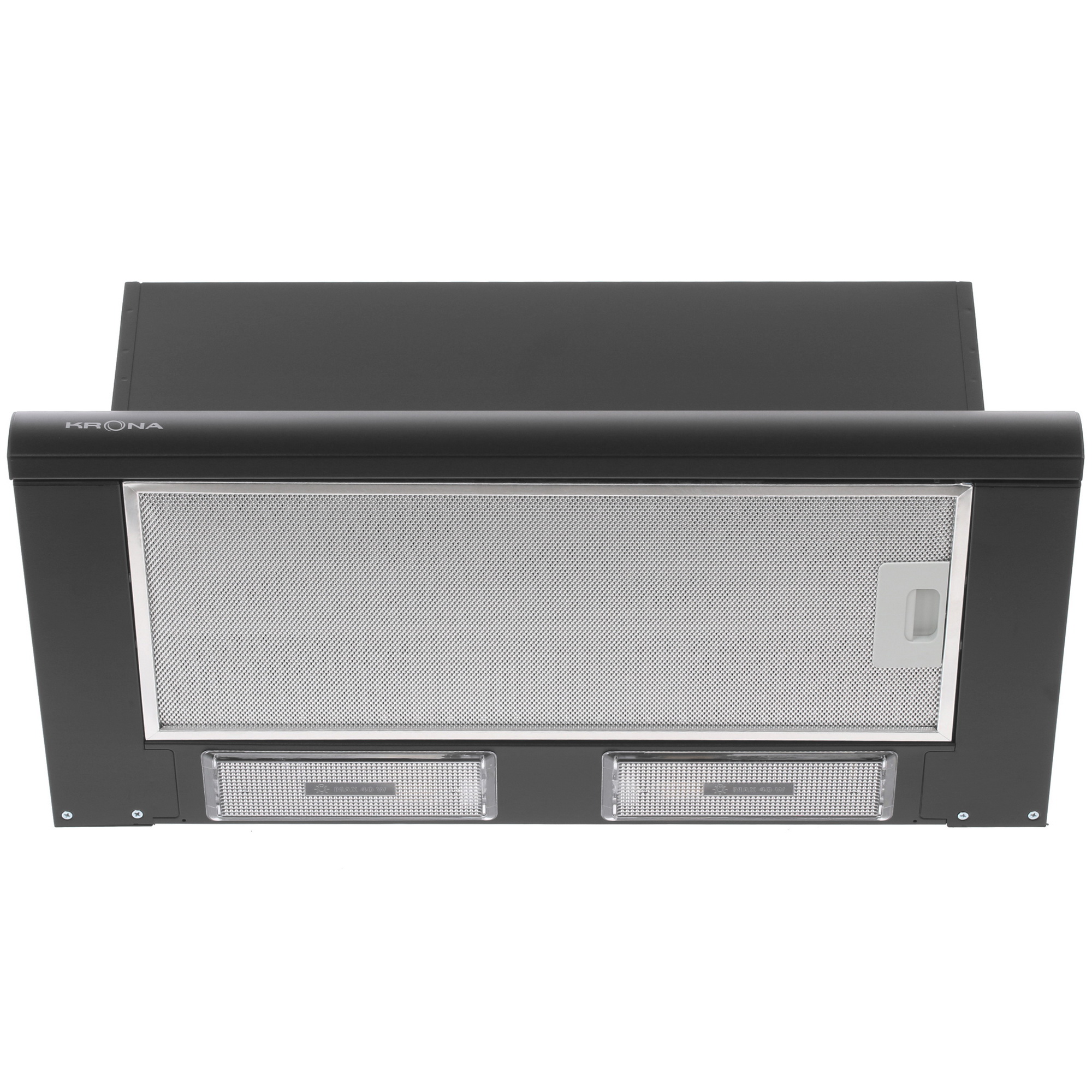 8158168 Вытяжка телескопическая KRONA KAMILLA 600 SUPERNOVA B черный/черный STDN-0017864 - Вид №1