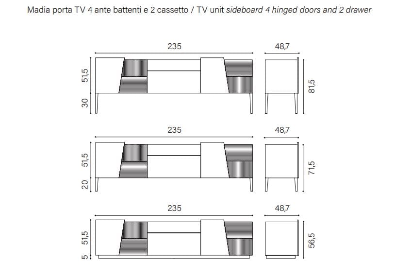 Деревянный шкаф с распашными дверями Devina Nais Ноль.16 ARCH-00135278 - Вид №13