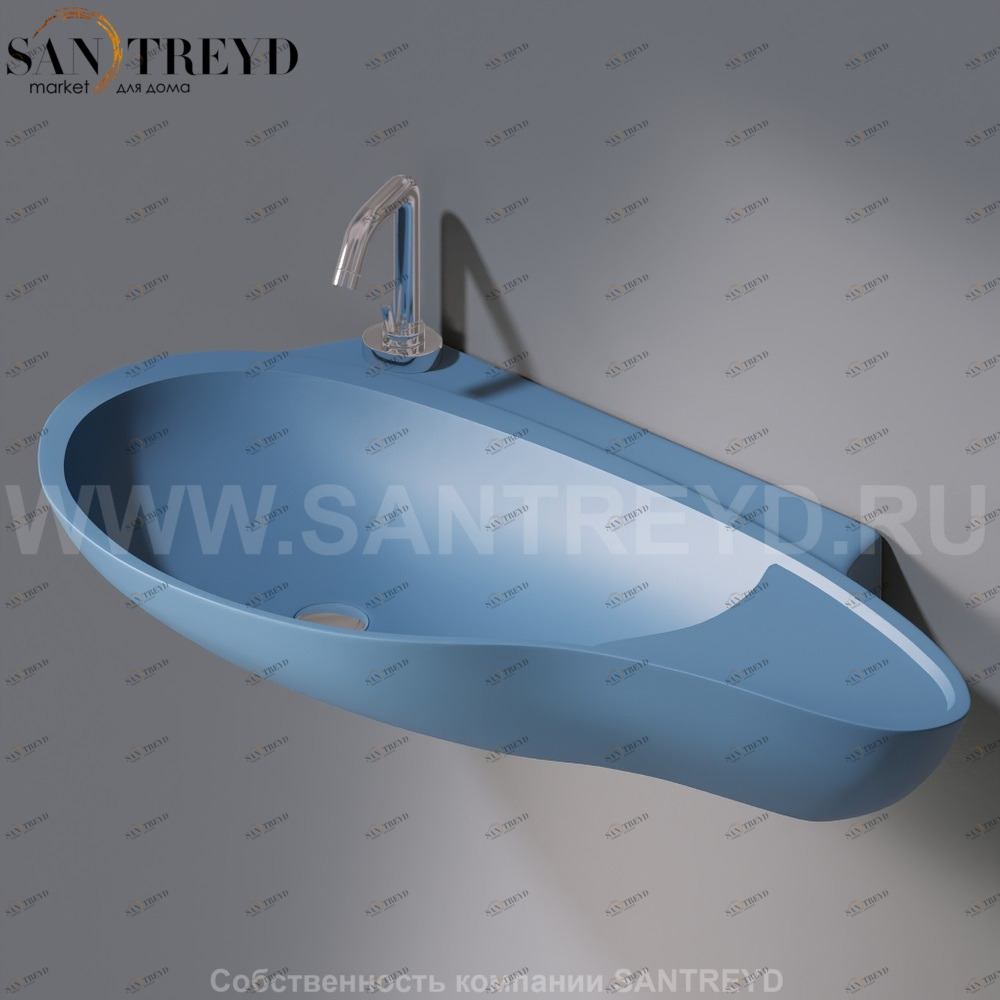 L500T0R1V4.141 Подвесная раковина настенная овальная A. e T. Italia SPOT AeT ITALIA ACCENT