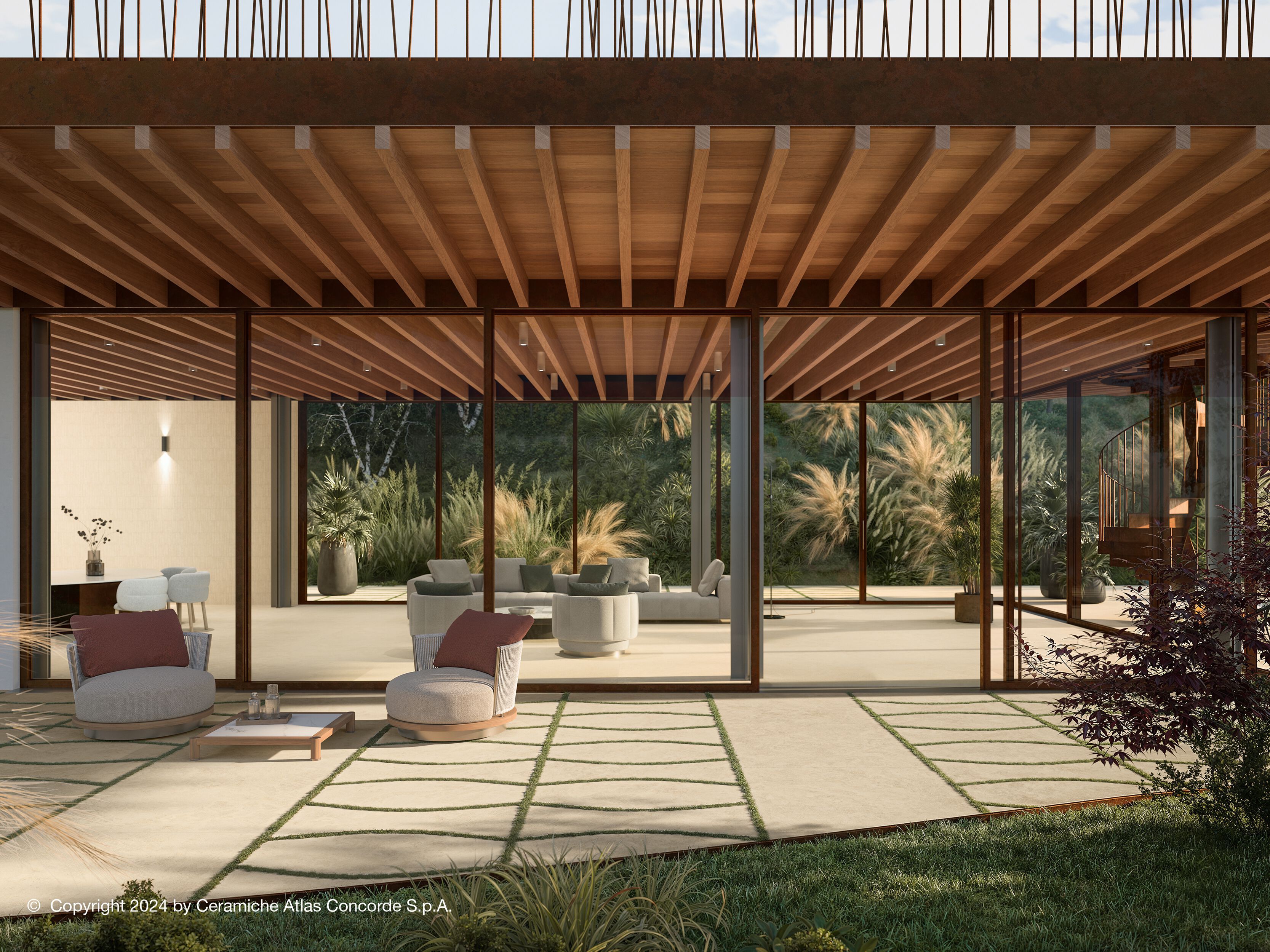 Напольная плитка из керамогранита с эффектом камня Atlas Concorde Boost Icor ARCH-00000468